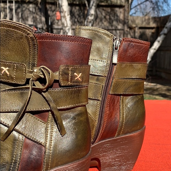 Jafa 610 Boots Olive & Brown Size 37 - Picture 6 of 8